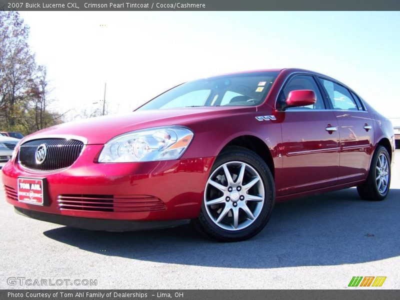 Crimson Pearl Tintcoat / Cocoa/Cashmere 2007 Buick Lucerne CXL