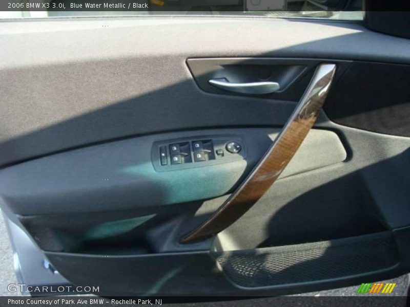 Blue Water Metallic / Black 2006 BMW X3 3.0i