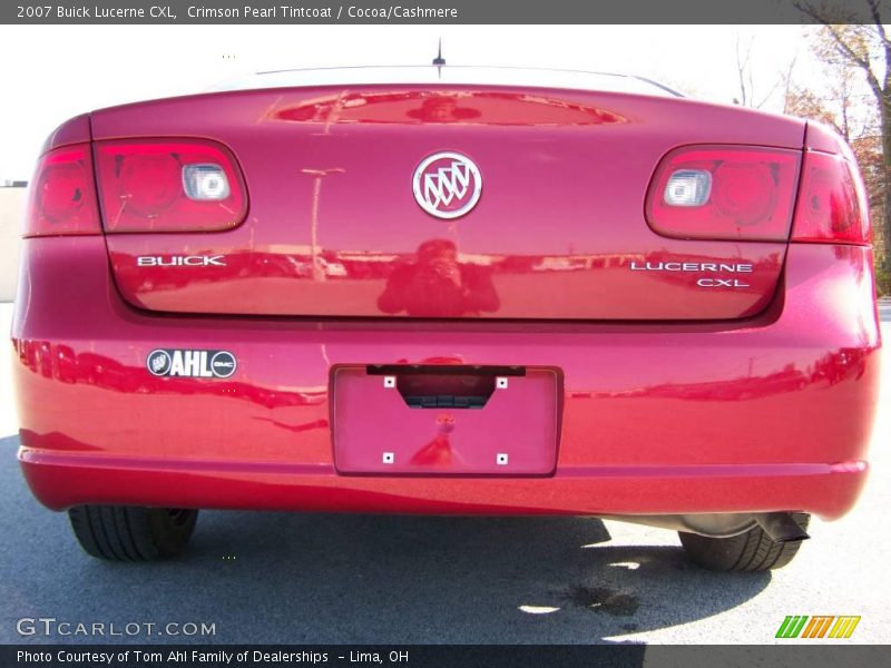 Crimson Pearl Tintcoat / Cocoa/Cashmere 2007 Buick Lucerne CXL