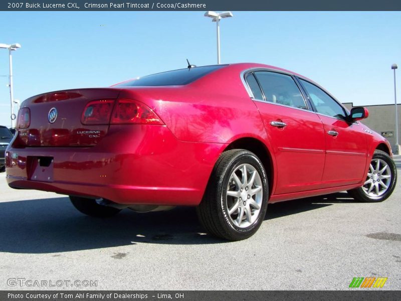 Crimson Pearl Tintcoat / Cocoa/Cashmere 2007 Buick Lucerne CXL