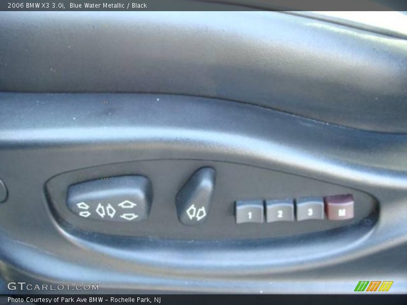 Blue Water Metallic / Black 2006 BMW X3 3.0i
