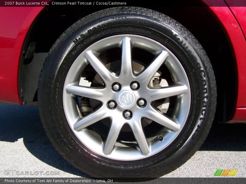 Crimson Pearl Tintcoat / Cocoa/Cashmere 2007 Buick Lucerne CXL