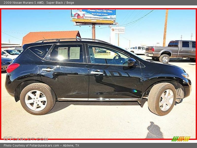 Super Black / Beige 2009 Nissan Murano S AWD