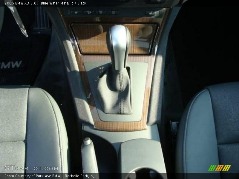 Blue Water Metallic / Black 2006 BMW X3 3.0i