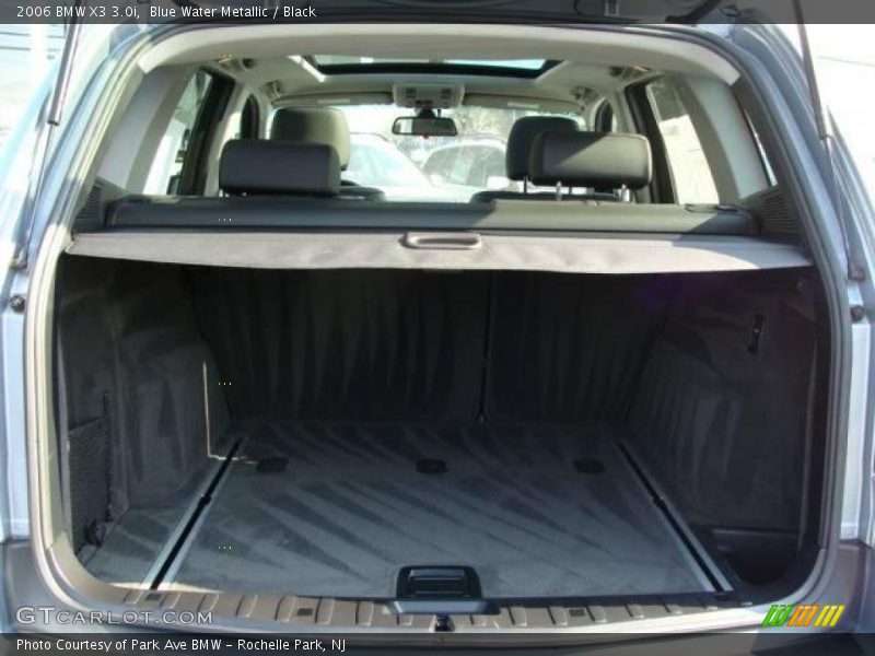 Blue Water Metallic / Black 2006 BMW X3 3.0i