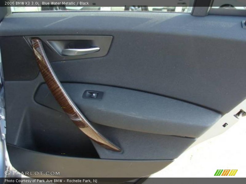 Blue Water Metallic / Black 2006 BMW X3 3.0i