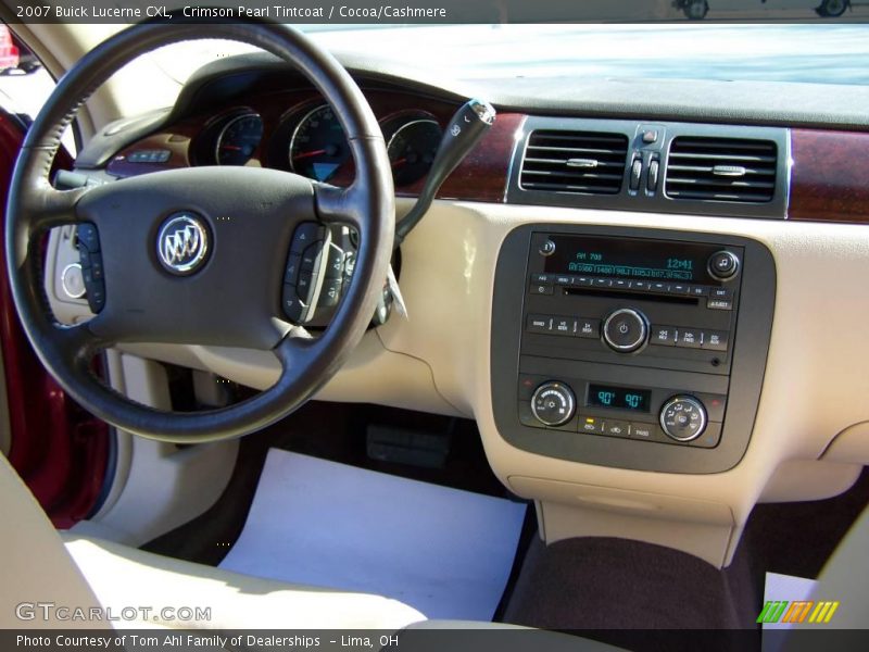 Crimson Pearl Tintcoat / Cocoa/Cashmere 2007 Buick Lucerne CXL