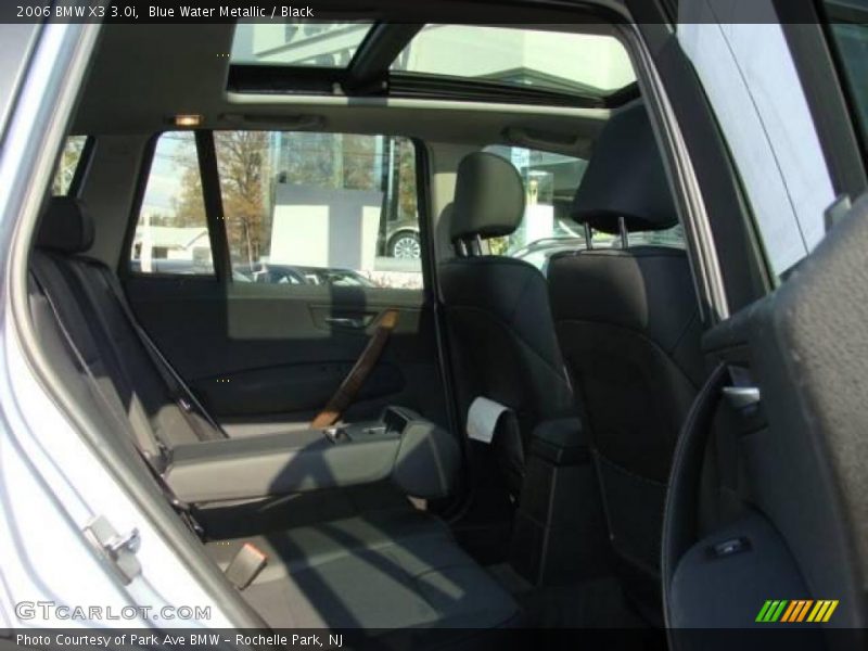 Blue Water Metallic / Black 2006 BMW X3 3.0i