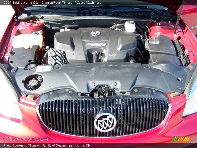 Crimson Pearl Tintcoat / Cocoa/Cashmere 2007 Buick Lucerne CXL