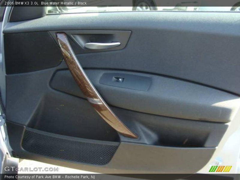 Blue Water Metallic / Black 2006 BMW X3 3.0i