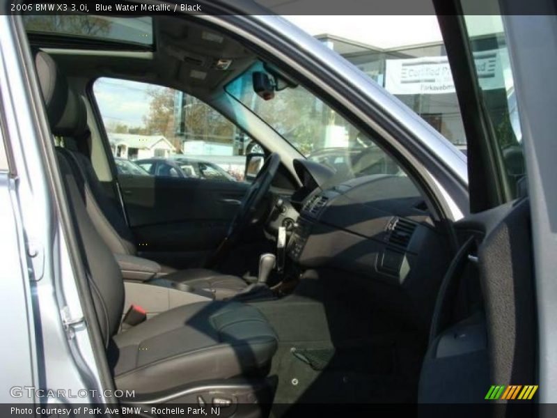 Blue Water Metallic / Black 2006 BMW X3 3.0i