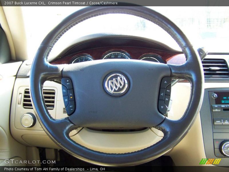 Crimson Pearl Tintcoat / Cocoa/Cashmere 2007 Buick Lucerne CXL