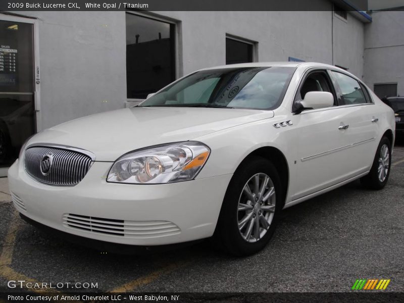 White Opal / Titanium 2009 Buick Lucerne CXL