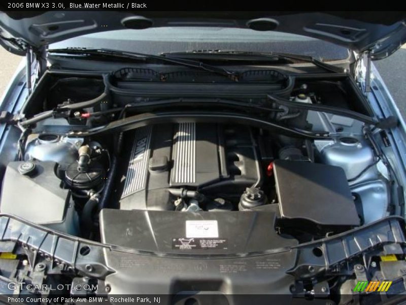 Blue Water Metallic / Black 2006 BMW X3 3.0i