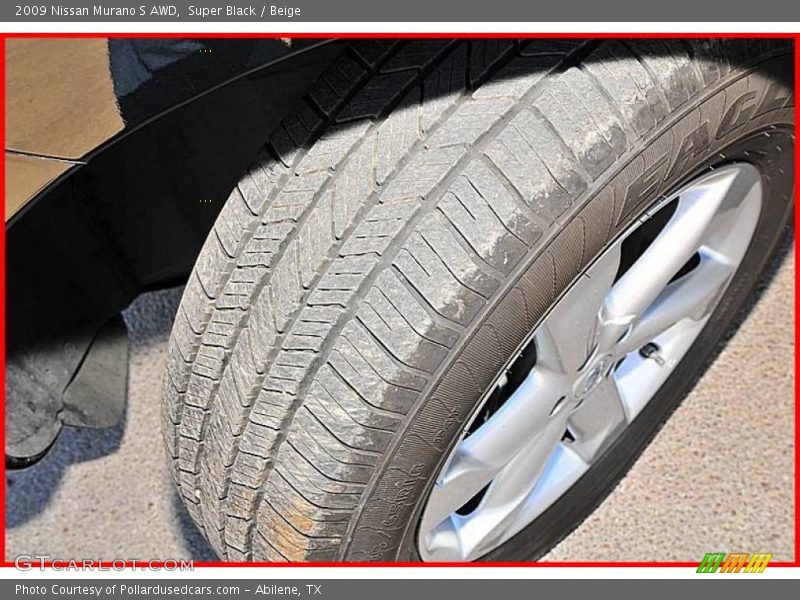 Super Black / Beige 2009 Nissan Murano S AWD