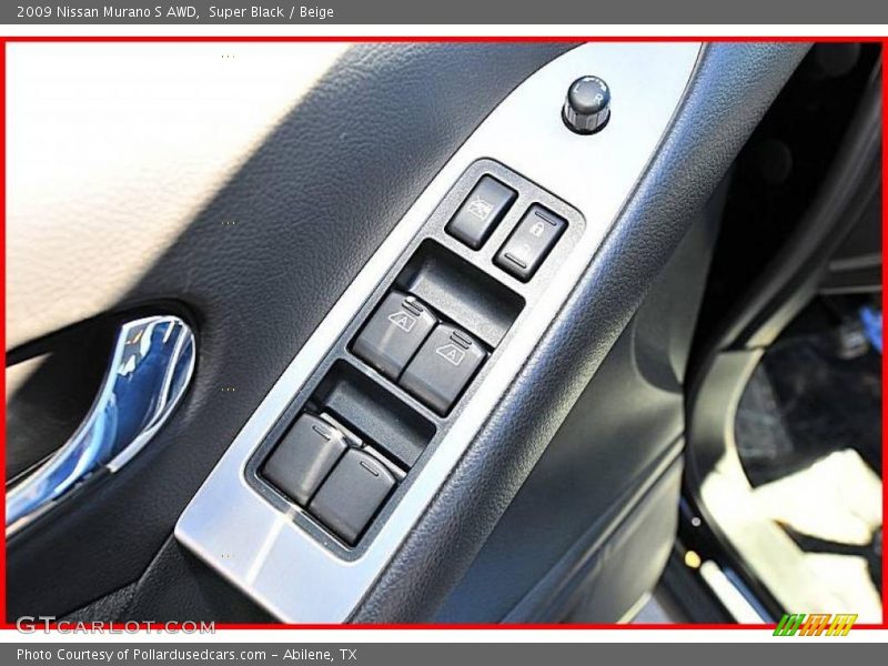 Super Black / Beige 2009 Nissan Murano S AWD