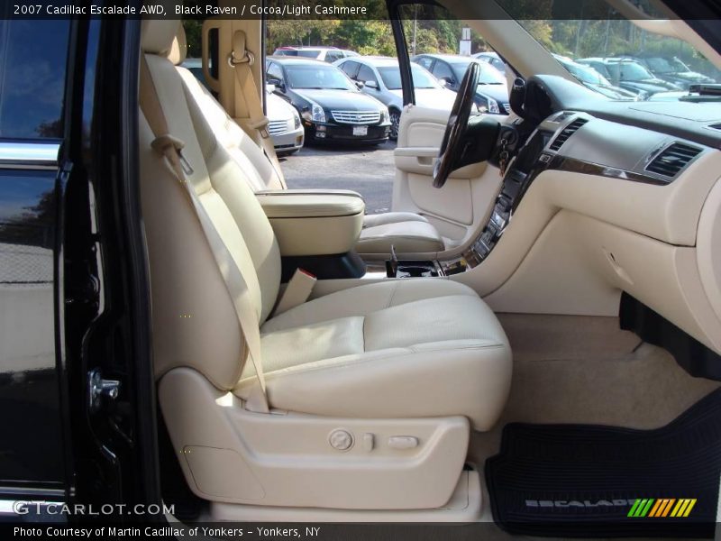 Black Raven / Cocoa/Light Cashmere 2007 Cadillac Escalade AWD