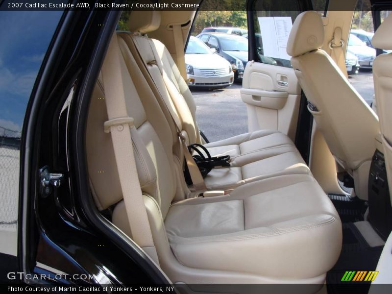 Black Raven / Cocoa/Light Cashmere 2007 Cadillac Escalade AWD
