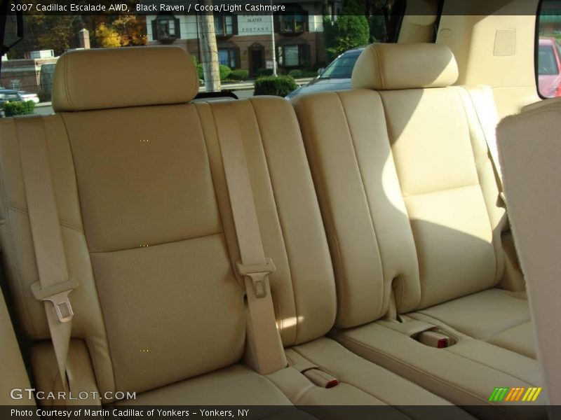 Black Raven / Cocoa/Light Cashmere 2007 Cadillac Escalade AWD