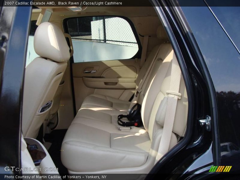Black Raven / Cocoa/Light Cashmere 2007 Cadillac Escalade AWD