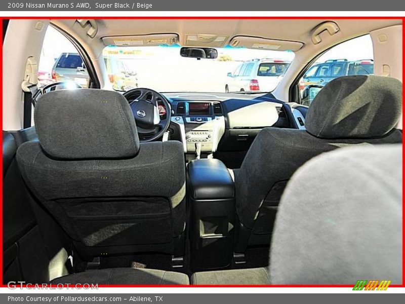 Super Black / Beige 2009 Nissan Murano S AWD
