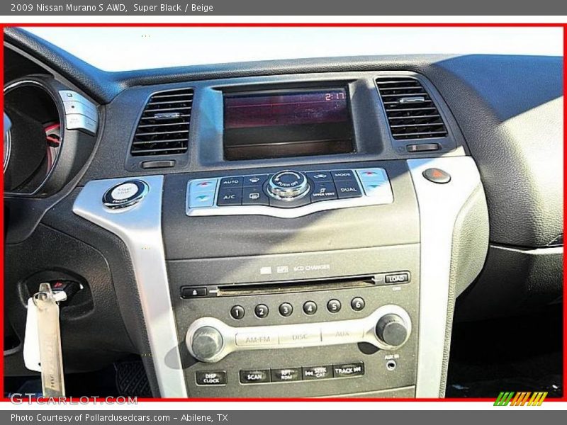 Super Black / Beige 2009 Nissan Murano S AWD