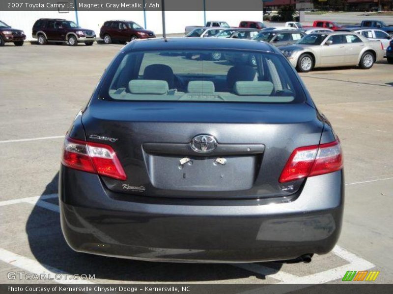 Magnetic Gray Metallic / Ash 2007 Toyota Camry LE
