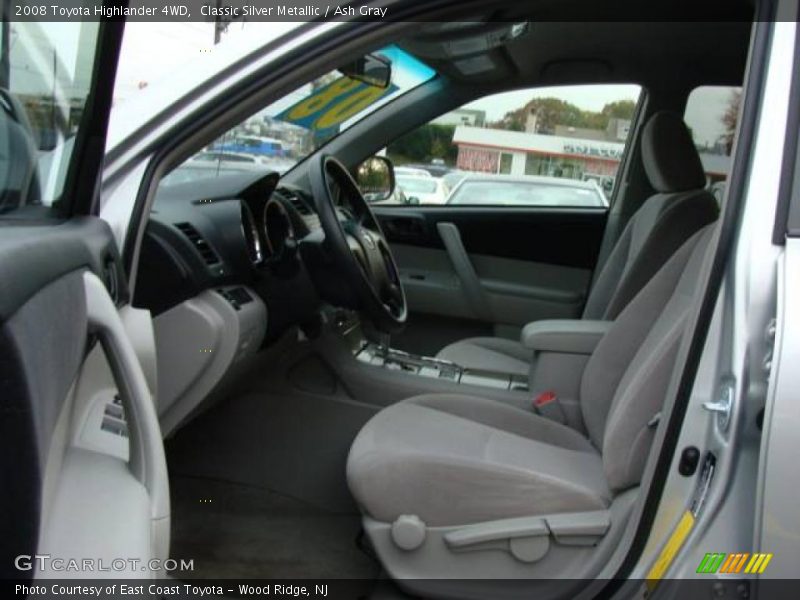 Classic Silver Metallic / Ash Gray 2008 Toyota Highlander 4WD