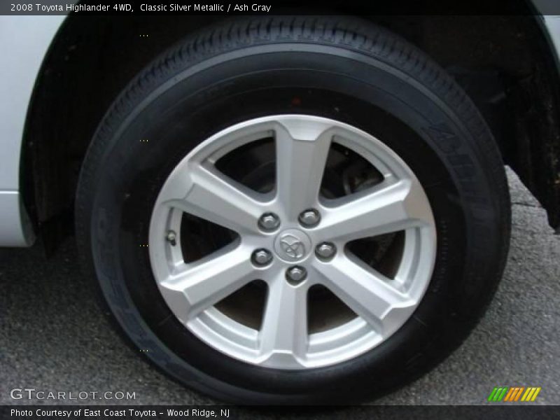 Classic Silver Metallic / Ash Gray 2008 Toyota Highlander 4WD