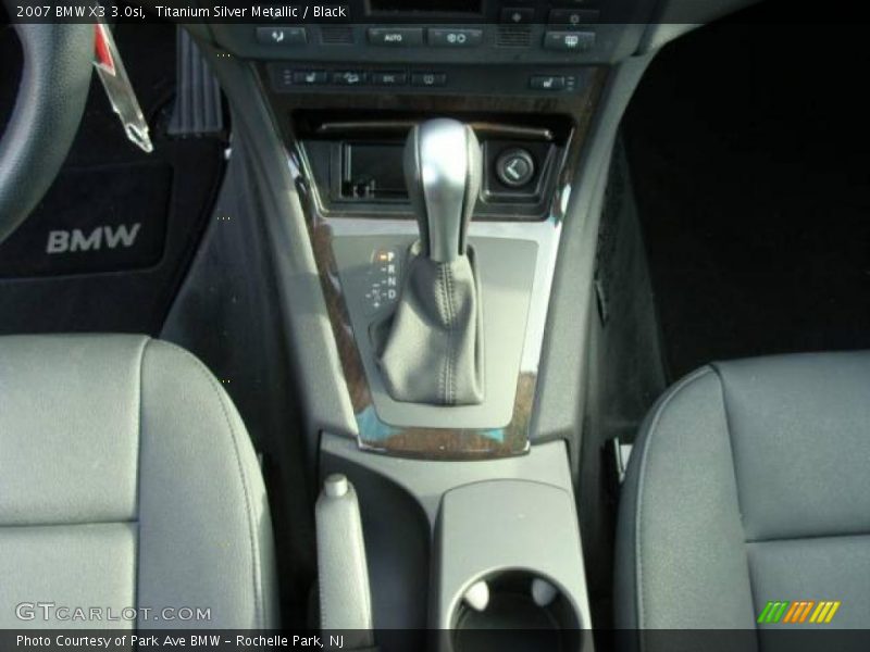 Titanium Silver Metallic / Black 2007 BMW X3 3.0si