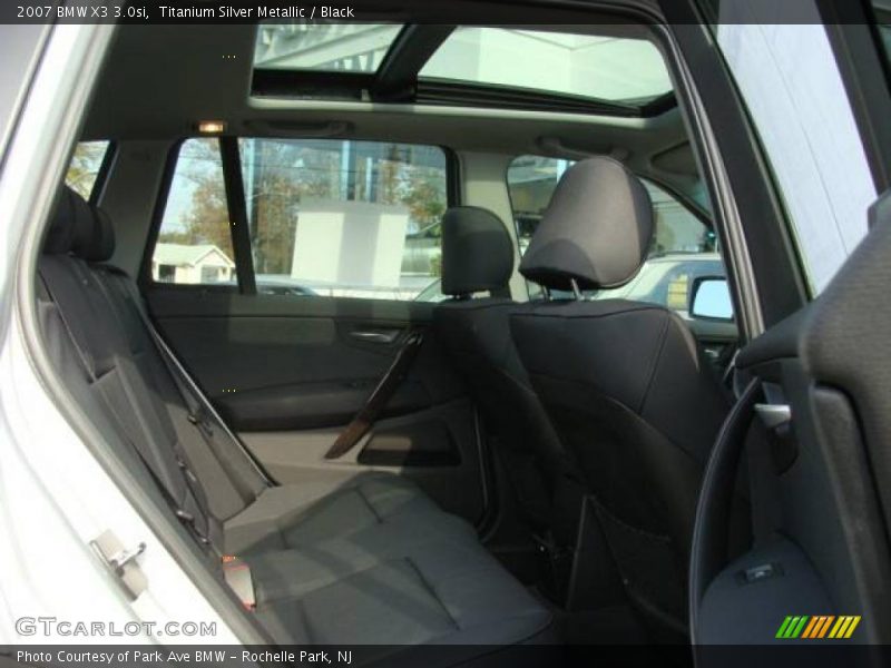Titanium Silver Metallic / Black 2007 BMW X3 3.0si