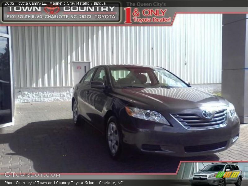 Magnetic Gray Metallic / Bisque 2009 Toyota Camry LE