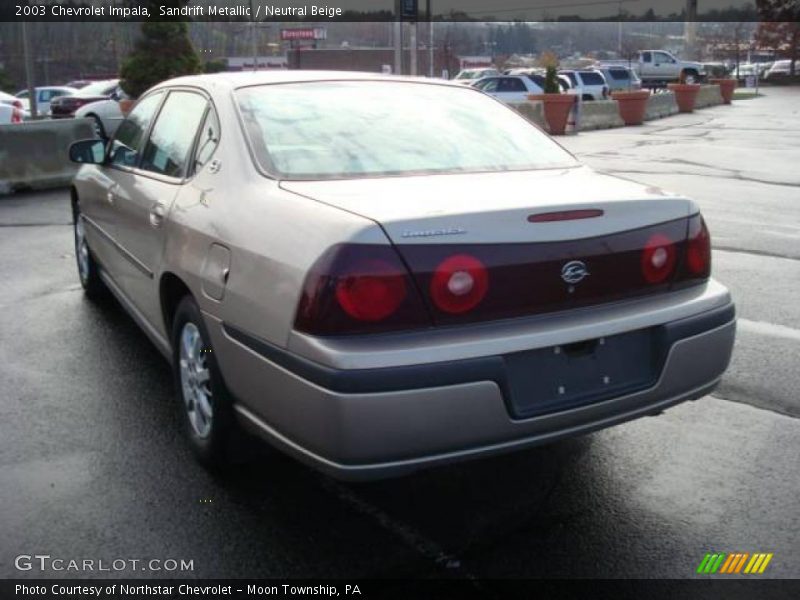 Sandrift Metallic / Neutral Beige 2003 Chevrolet Impala