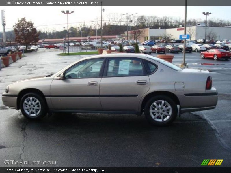 Sandrift Metallic / Neutral Beige 2003 Chevrolet Impala