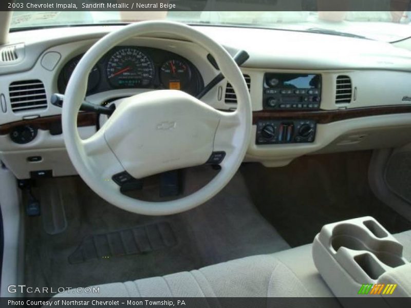 Sandrift Metallic / Neutral Beige 2003 Chevrolet Impala