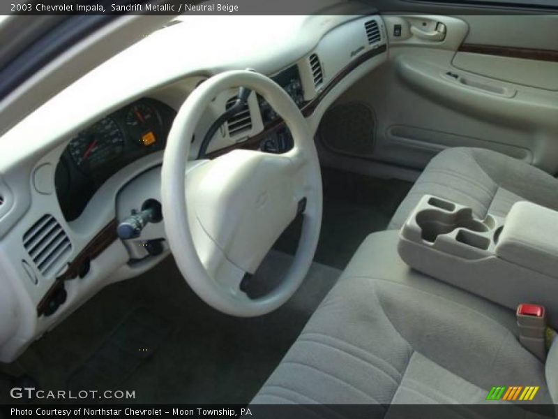 Sandrift Metallic / Neutral Beige 2003 Chevrolet Impala