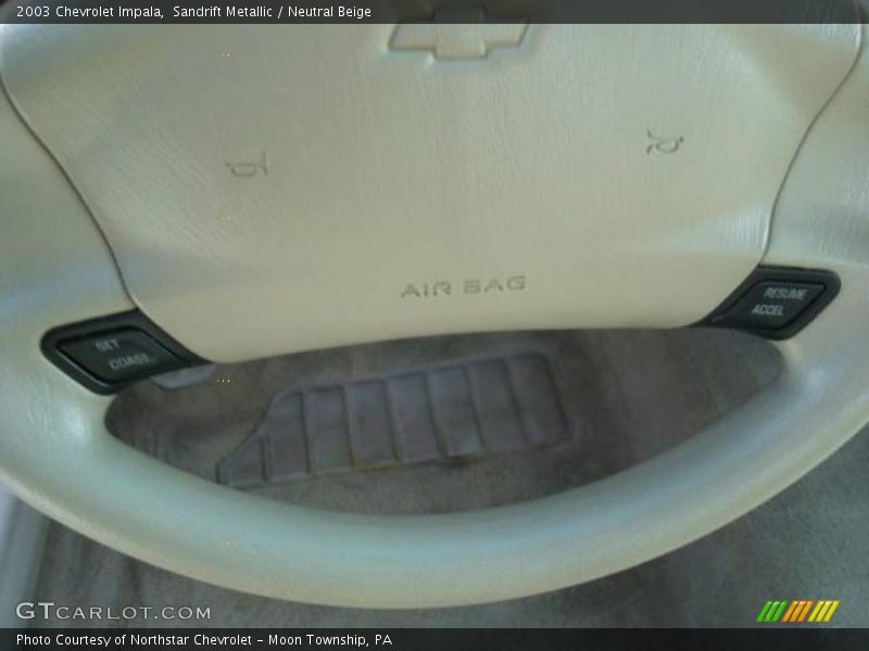 Sandrift Metallic / Neutral Beige 2003 Chevrolet Impala