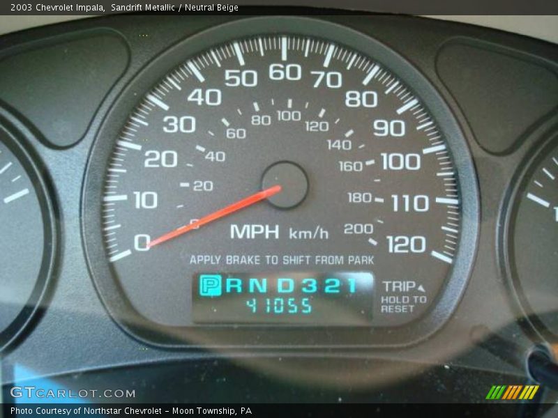 Sandrift Metallic / Neutral Beige 2003 Chevrolet Impala