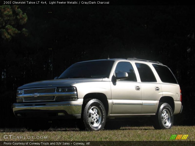 Light Pewter Metallic / Gray/Dark Charcoal 2003 Chevrolet Tahoe LT 4x4