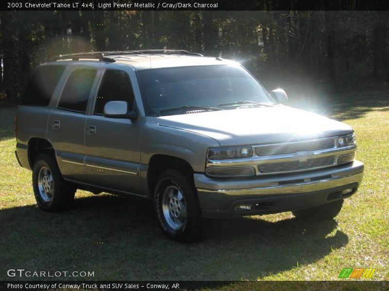 Light Pewter Metallic / Gray/Dark Charcoal 2003 Chevrolet Tahoe LT 4x4