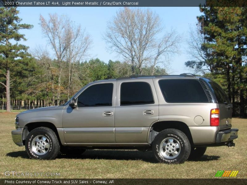 Light Pewter Metallic / Gray/Dark Charcoal 2003 Chevrolet Tahoe LT 4x4