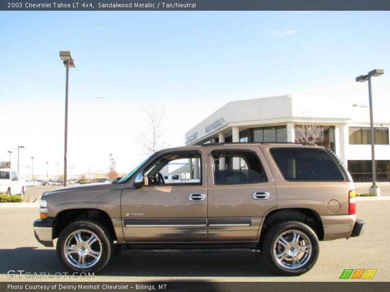 Sandalwood Metallic / Tan/Neutral 2003 Chevrolet Tahoe LT 4x4