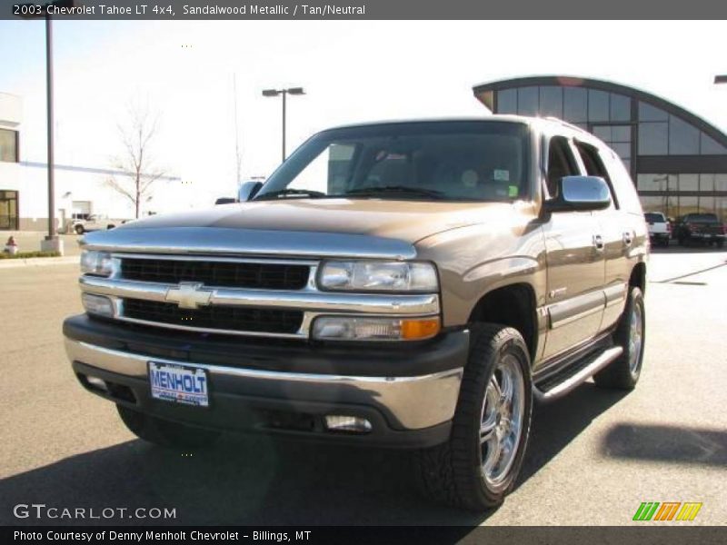 Sandalwood Metallic / Tan/Neutral 2003 Chevrolet Tahoe LT 4x4