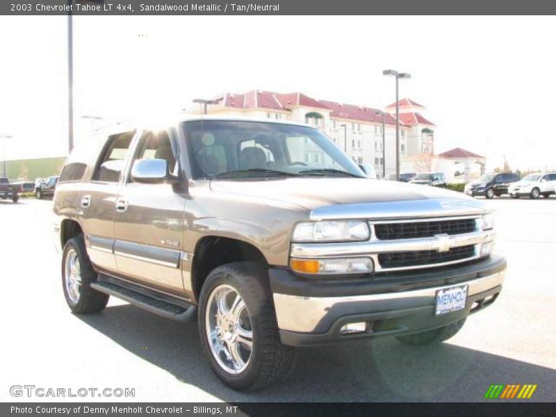 Sandalwood Metallic / Tan/Neutral 2003 Chevrolet Tahoe LT 4x4