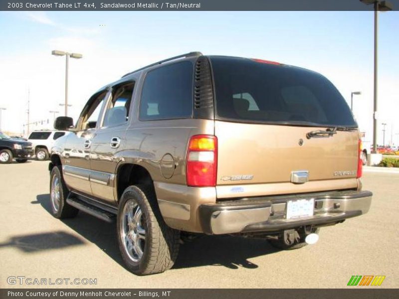Sandalwood Metallic / Tan/Neutral 2003 Chevrolet Tahoe LT 4x4