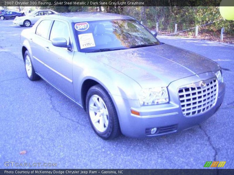 Silver Steel Metallic / Dark Slate Gray/Light Graystone 2007 Chrysler 300 Touring