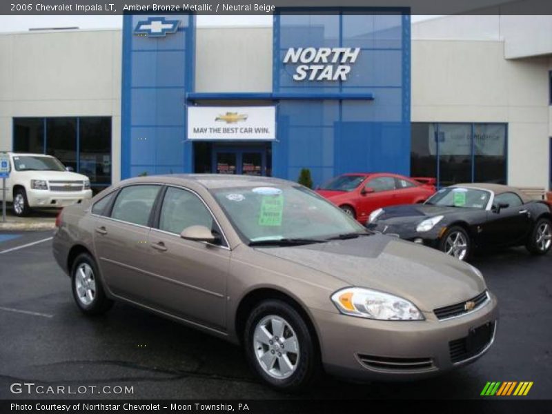 Amber Bronze Metallic / Neutral Beige 2006 Chevrolet Impala LT