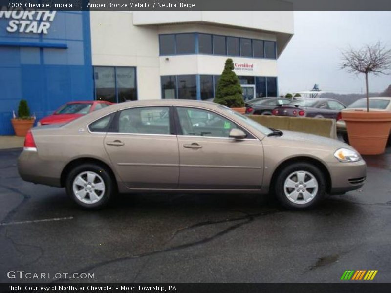 Amber Bronze Metallic / Neutral Beige 2006 Chevrolet Impala LT