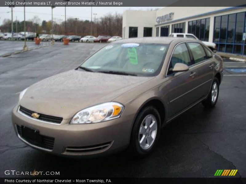 Amber Bronze Metallic / Neutral Beige 2006 Chevrolet Impala LT