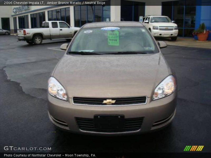 Amber Bronze Metallic / Neutral Beige 2006 Chevrolet Impala LT